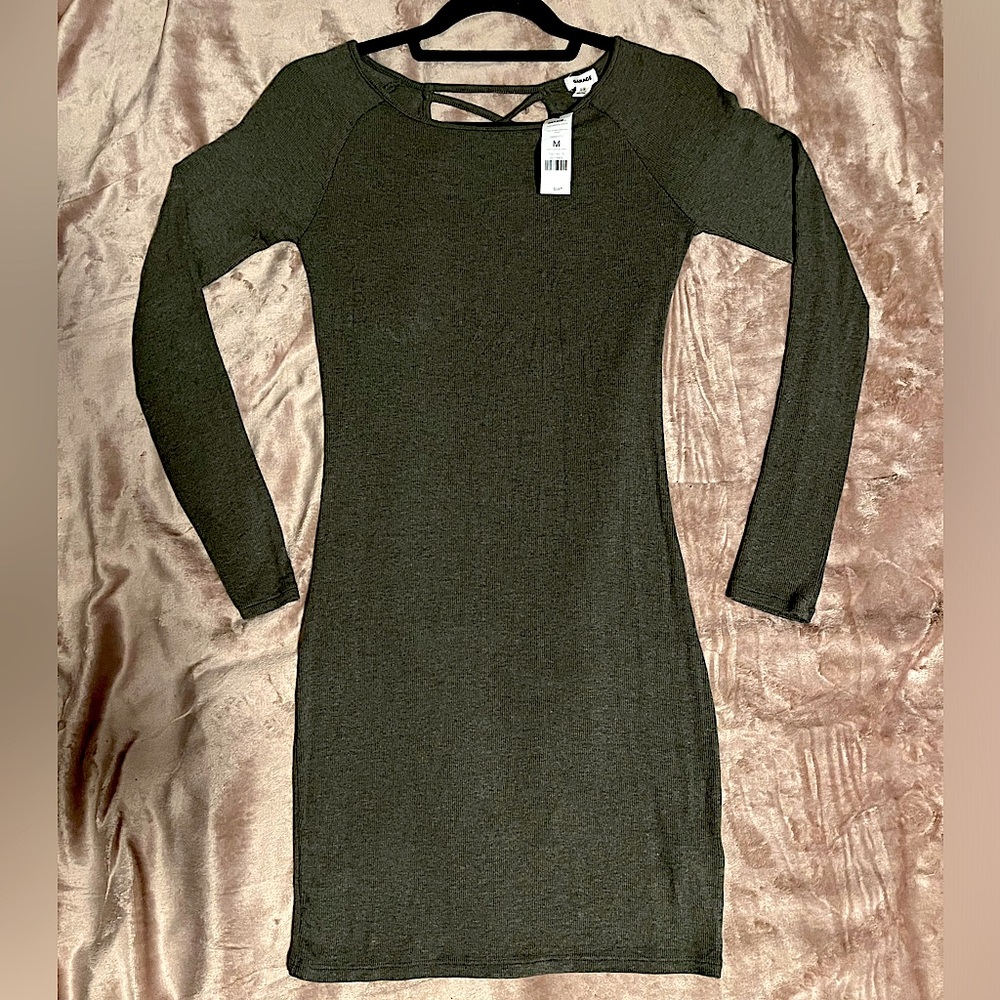 BNWT Lace-Up-Back Bodycon Dress